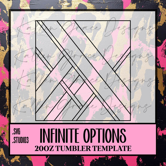 20oz Infinite Options {Tumbler Template}