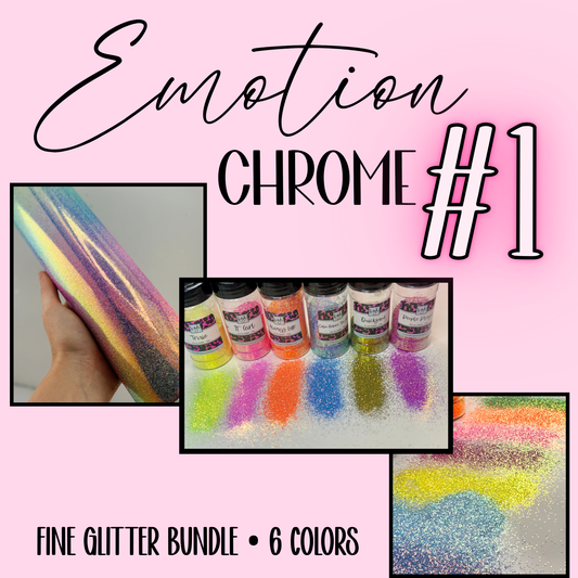 Emotion Chrome Glitter Bundle #1 {6 Colors}