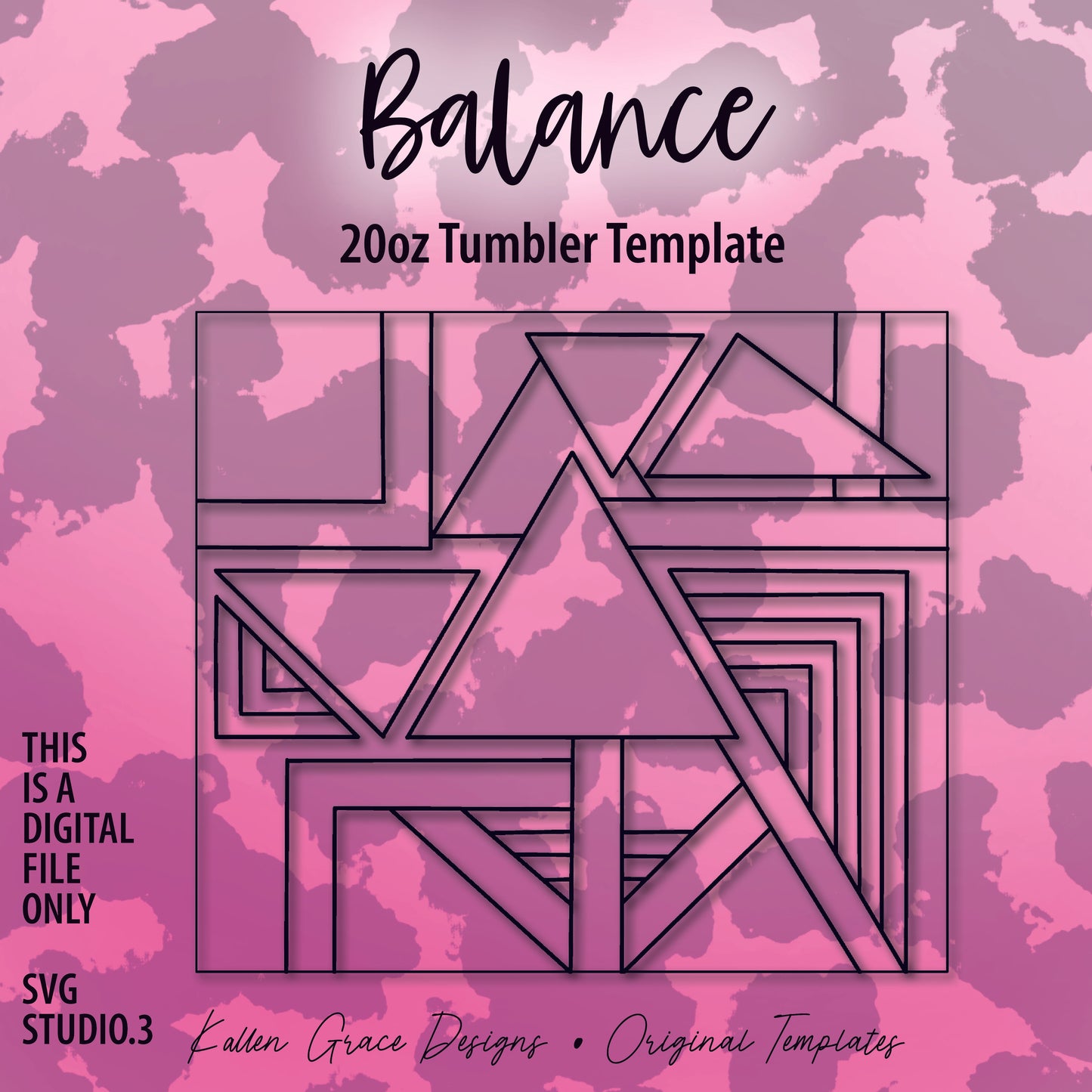 20oz Balance Tumbler Template