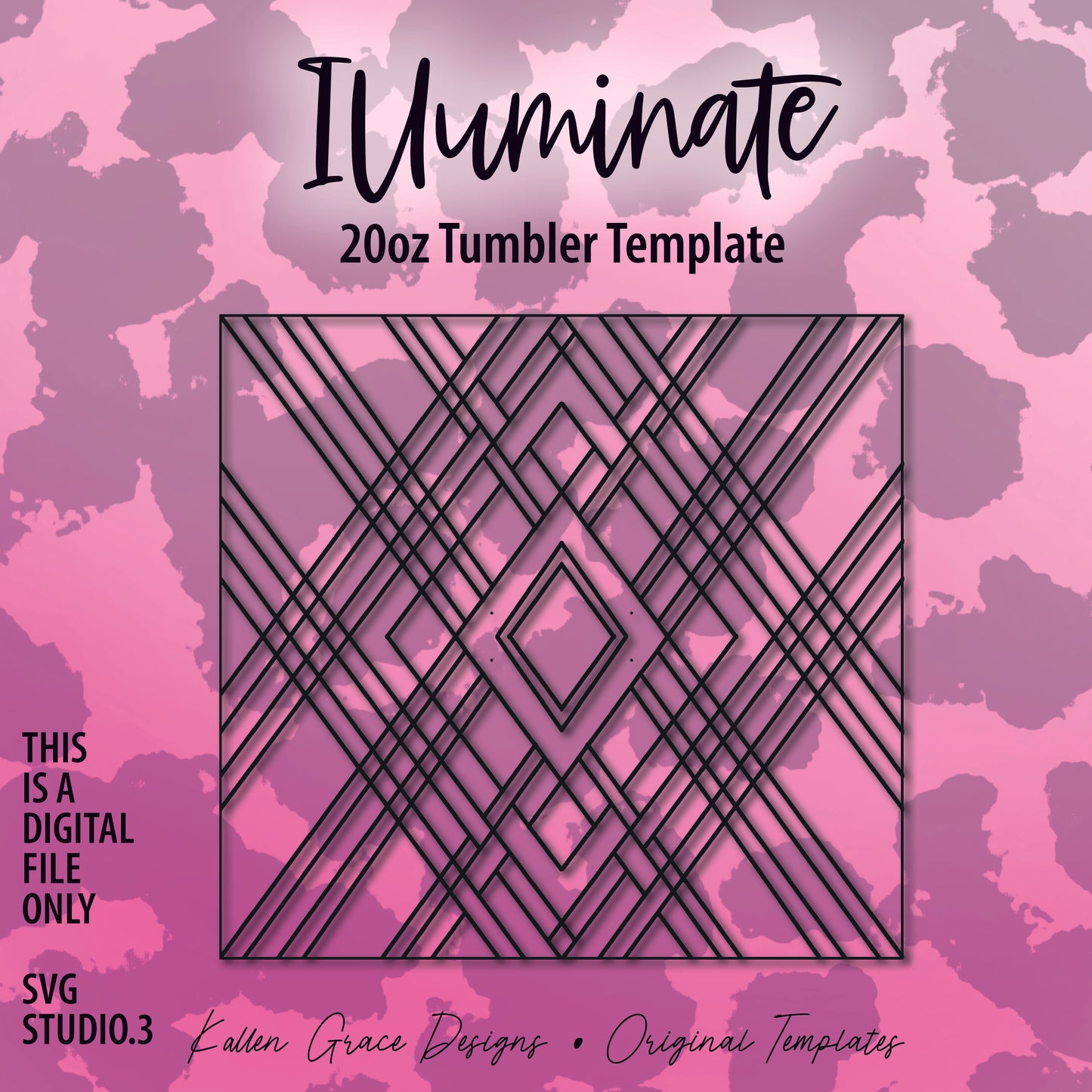 20oz Illuminate  Tumbler Template