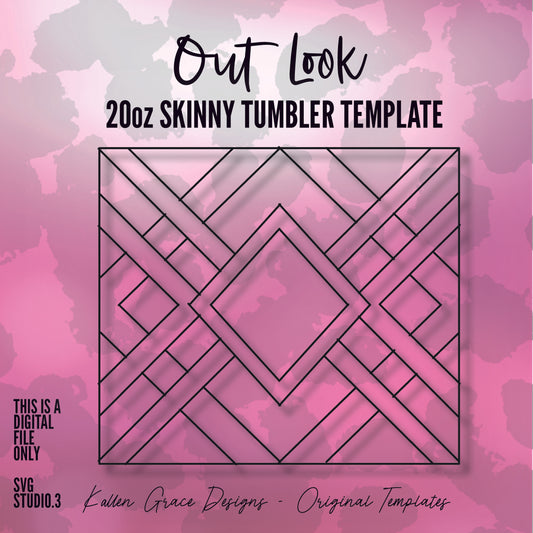 20oz Outlook Tumbler Template