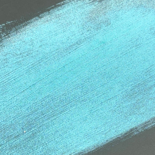 Vibrant Turquoise Shimmer {Dylusions Paint}