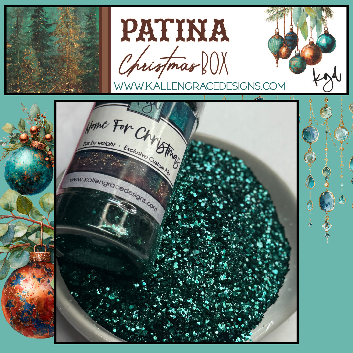 Home For Christmas {Mini-Chunk Metallic}