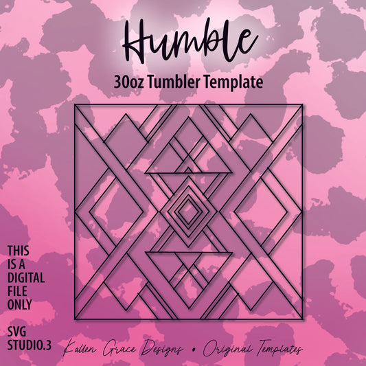 30oz Humble Tumbler Template