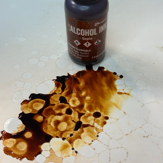 Sepia {Tim Holtz Alcohol Ink}