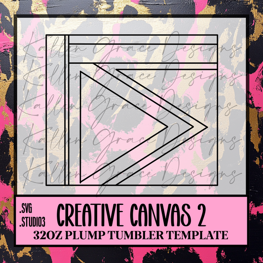 32oz Creative Canvas #2 {Tumbler Template}