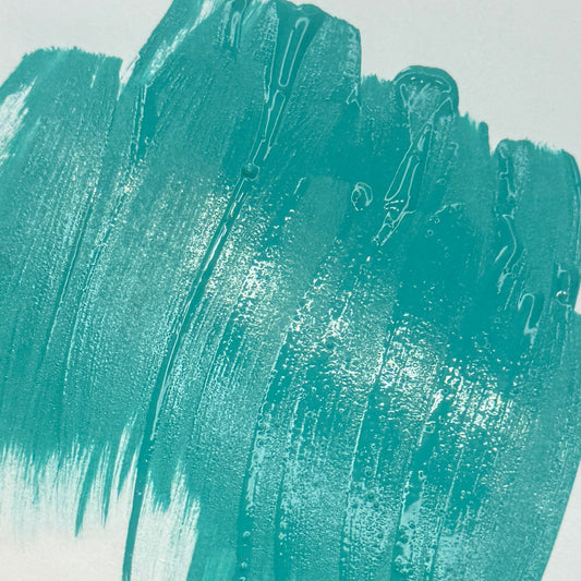 Vibrant Turquoise  {Dylusions Paint}