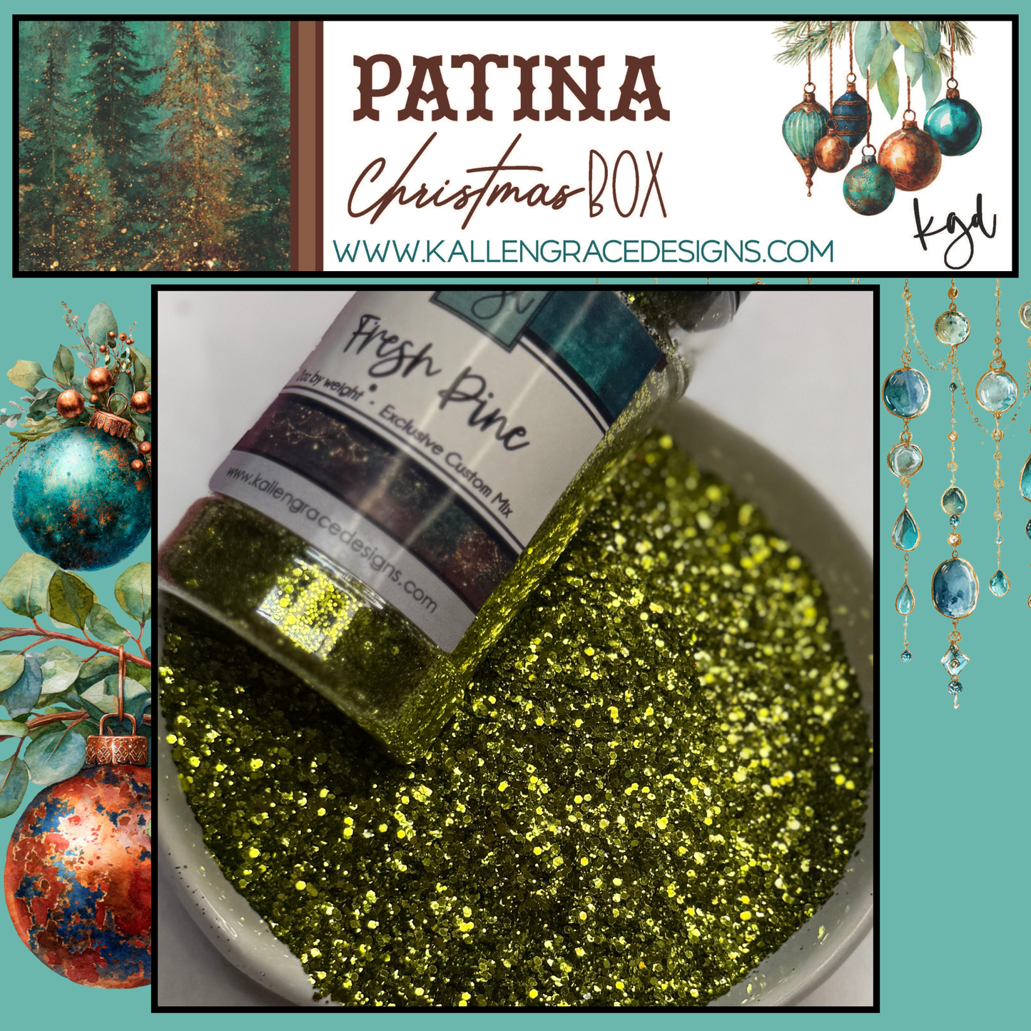 Fresh Pine {Mini-Chunk Metallic}