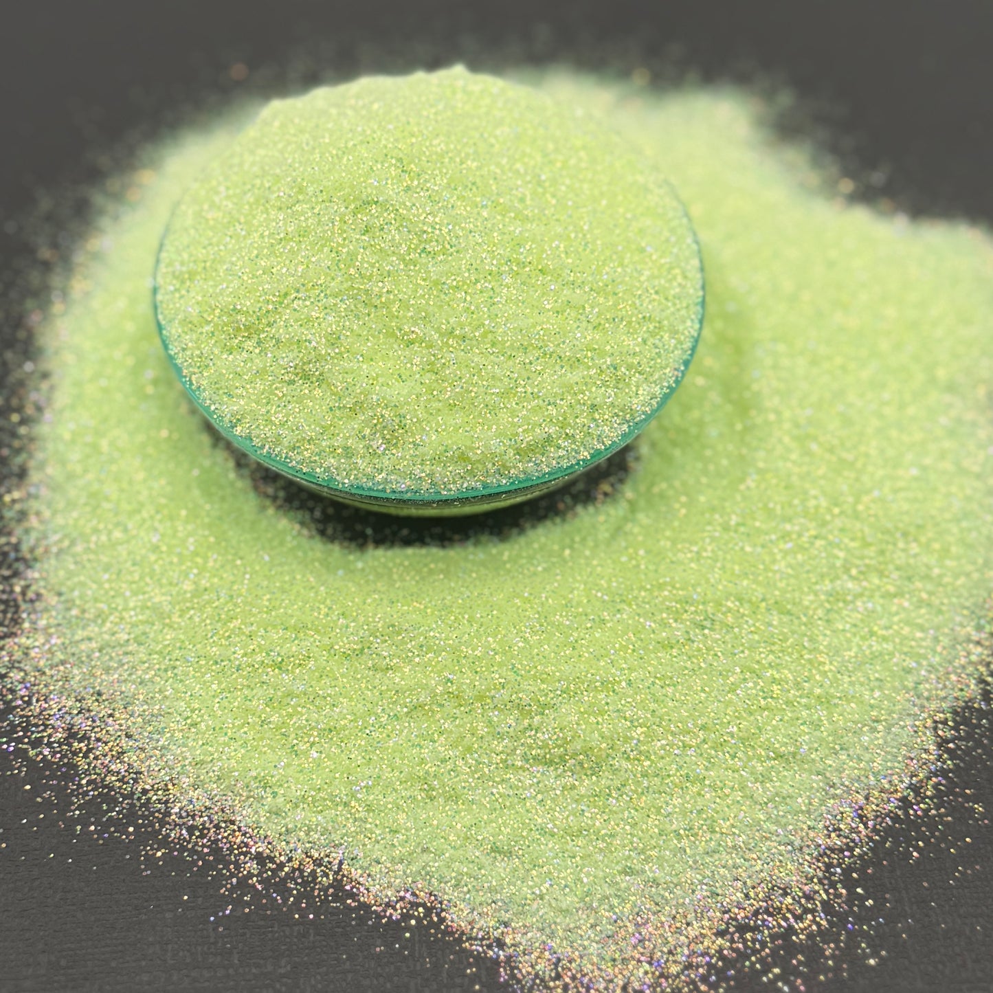 Yellow Glow Green {Fine Glow Glitter}