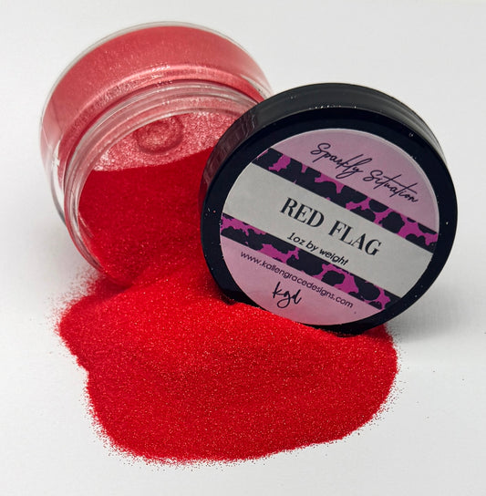 Red Flag {Sparkle Situation Micro-Glitter}