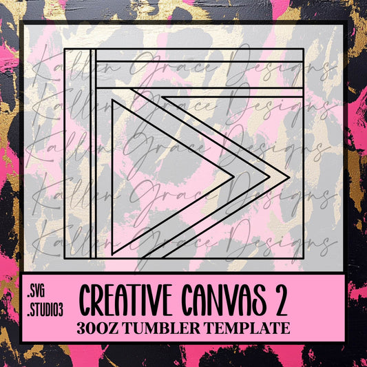 30oz Creative Canvas #2 {Tumbler Template}
