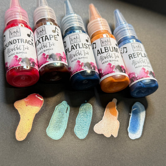 Alcohol Ink {The Music Bundle}• Set of 5