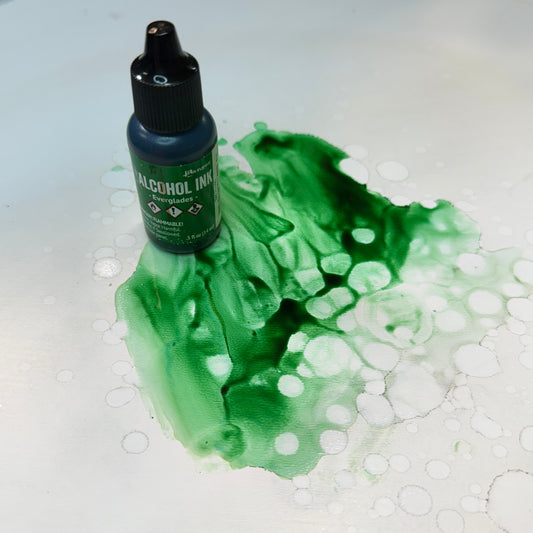 Everglades {Tim Holtz Alcohol Ink}