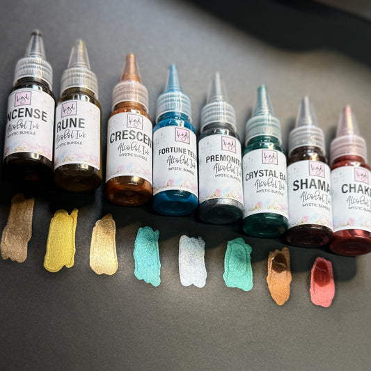 Alcohol Ink {The Mystic Bundle}• Set of 8