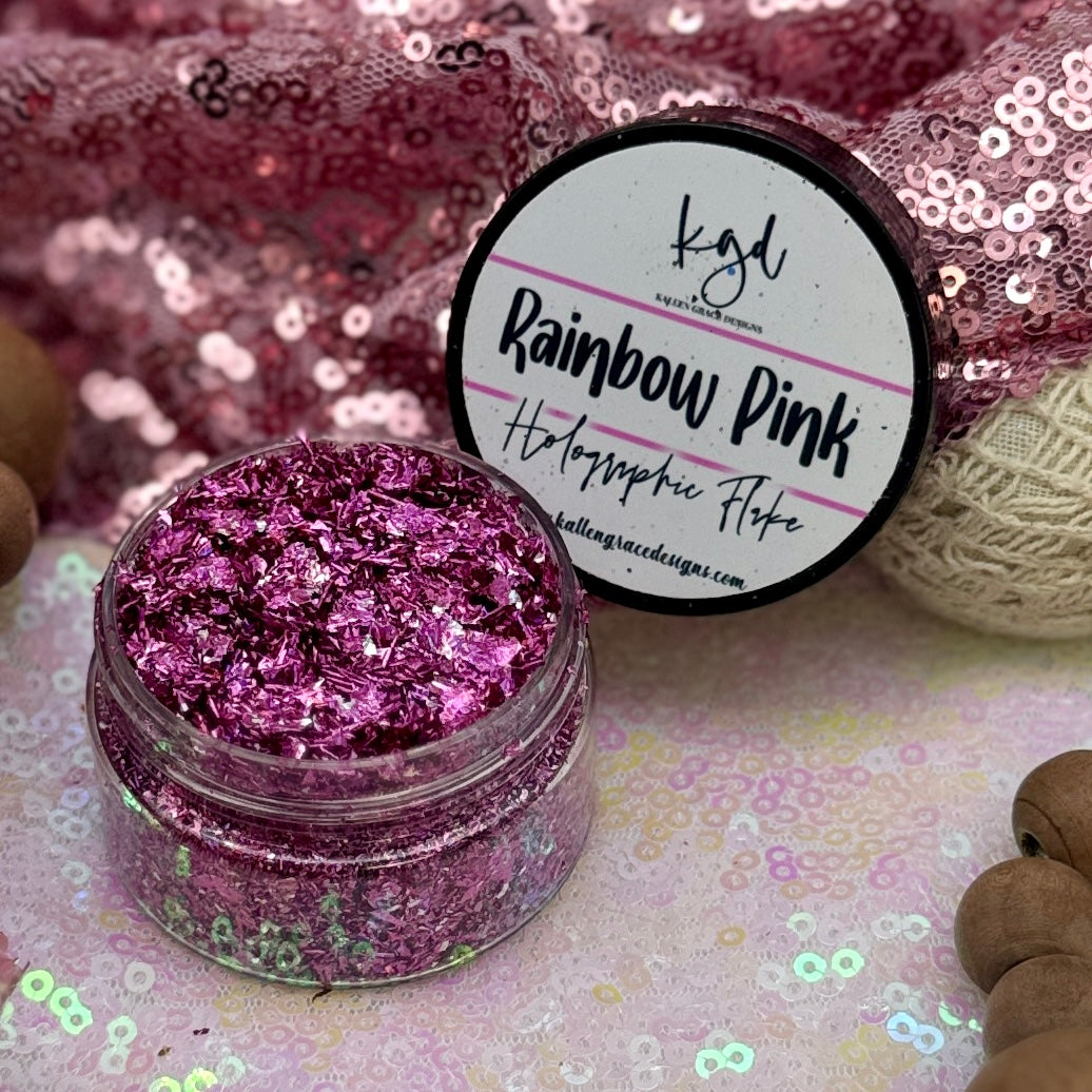 Rainbow Pink {Holo Foil Flake}
