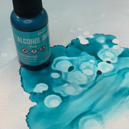 Pool {Tim Holtz Alcohol Ink}