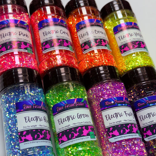 Rave Fusion Neon Glitter Bundle {Mini Chunk Custom Mix}