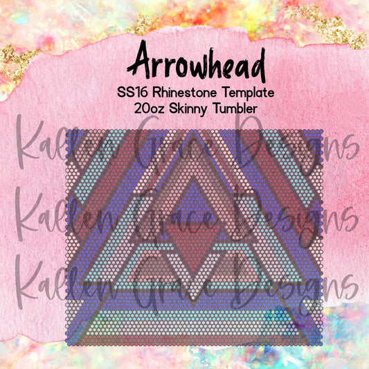 Arrowhead SS16 Rhinestone Template