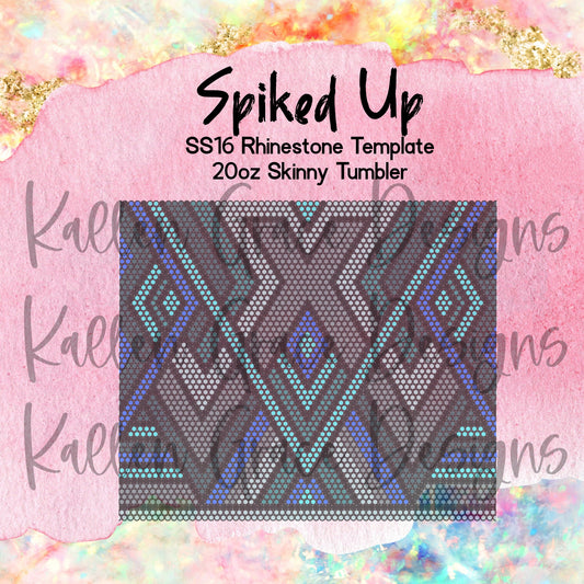 Spiked Up SS16 Rhinestone Template