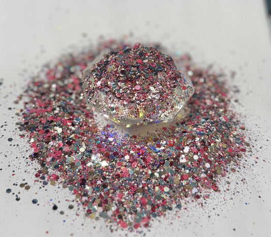 Smiling is my favorite {VAULT GLITTER MIX 10/3}