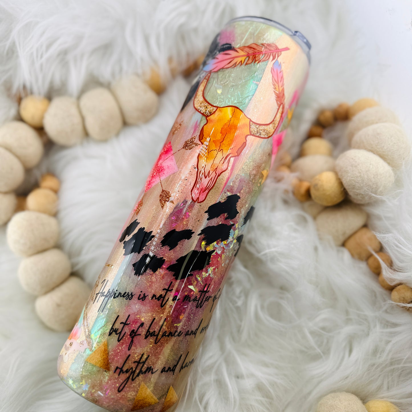 #3 Opal Throwdown Boho Tumbler // 32 Plump