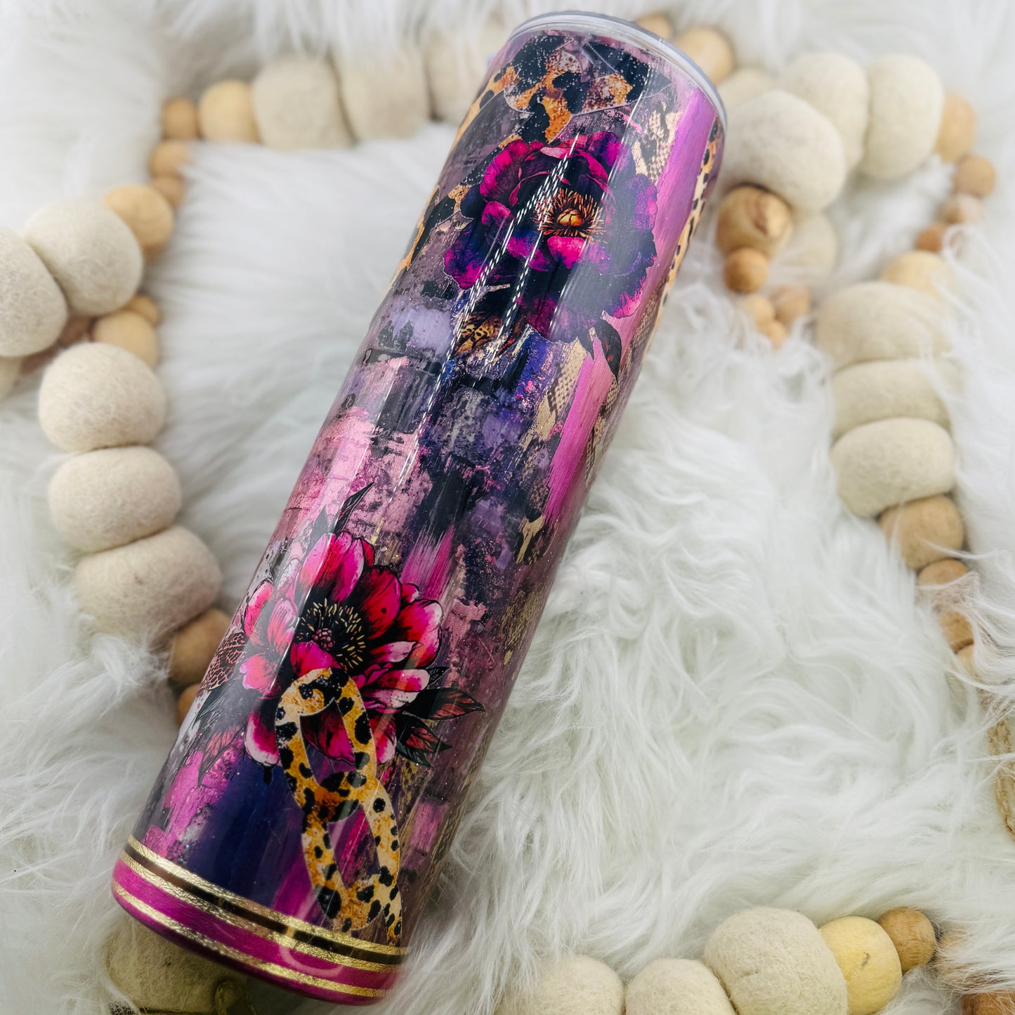 #5 Grunge Pink Floral & Chains // 32 Plump