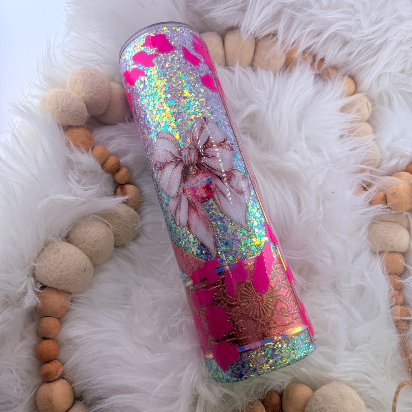 #27 Disco Bow Mixed Media // 32 Plump