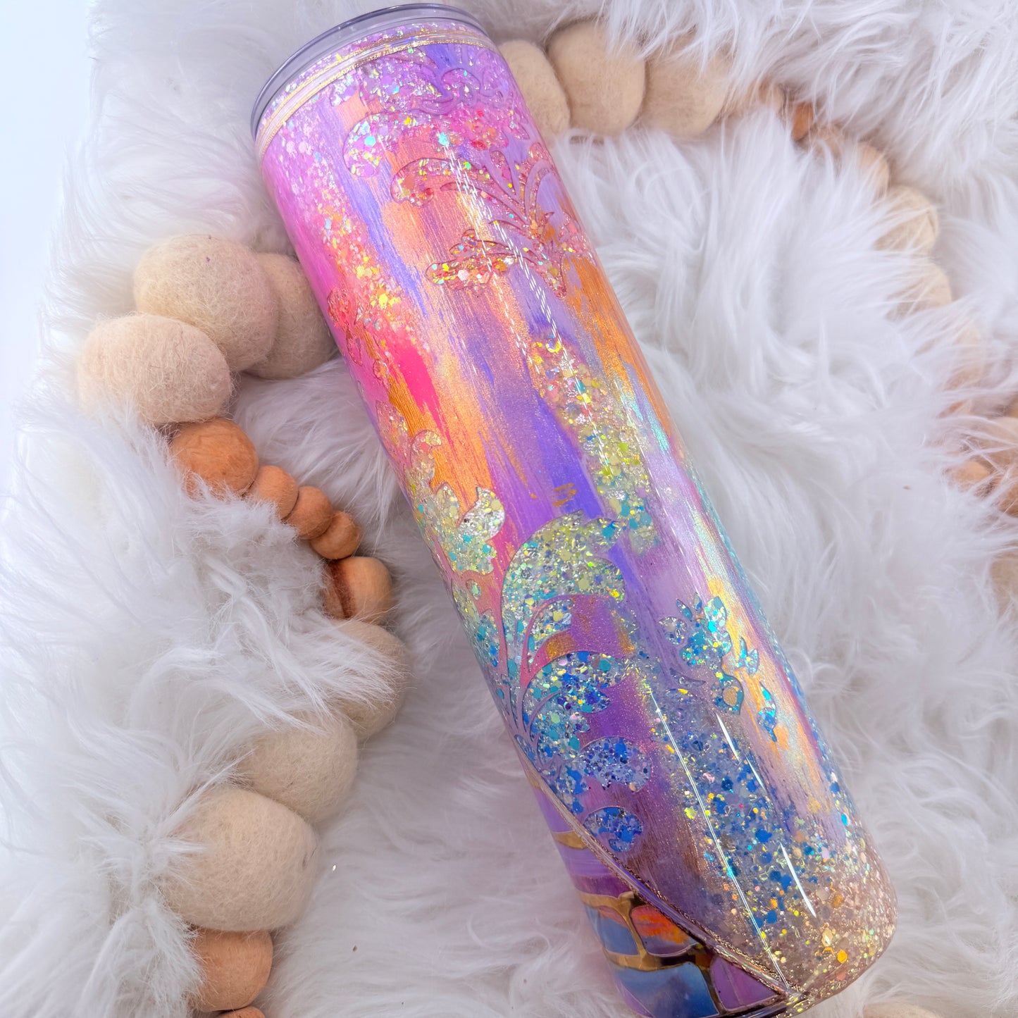 #30 Flopurescent Neon Opal & Bricks Tooled MM // 32 Plump