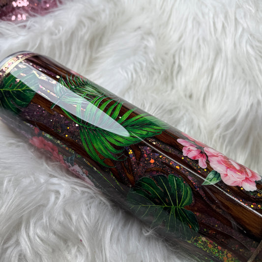 #11 {RTS} woodgrain Monstera Peek-A-Boo- 32 Plump