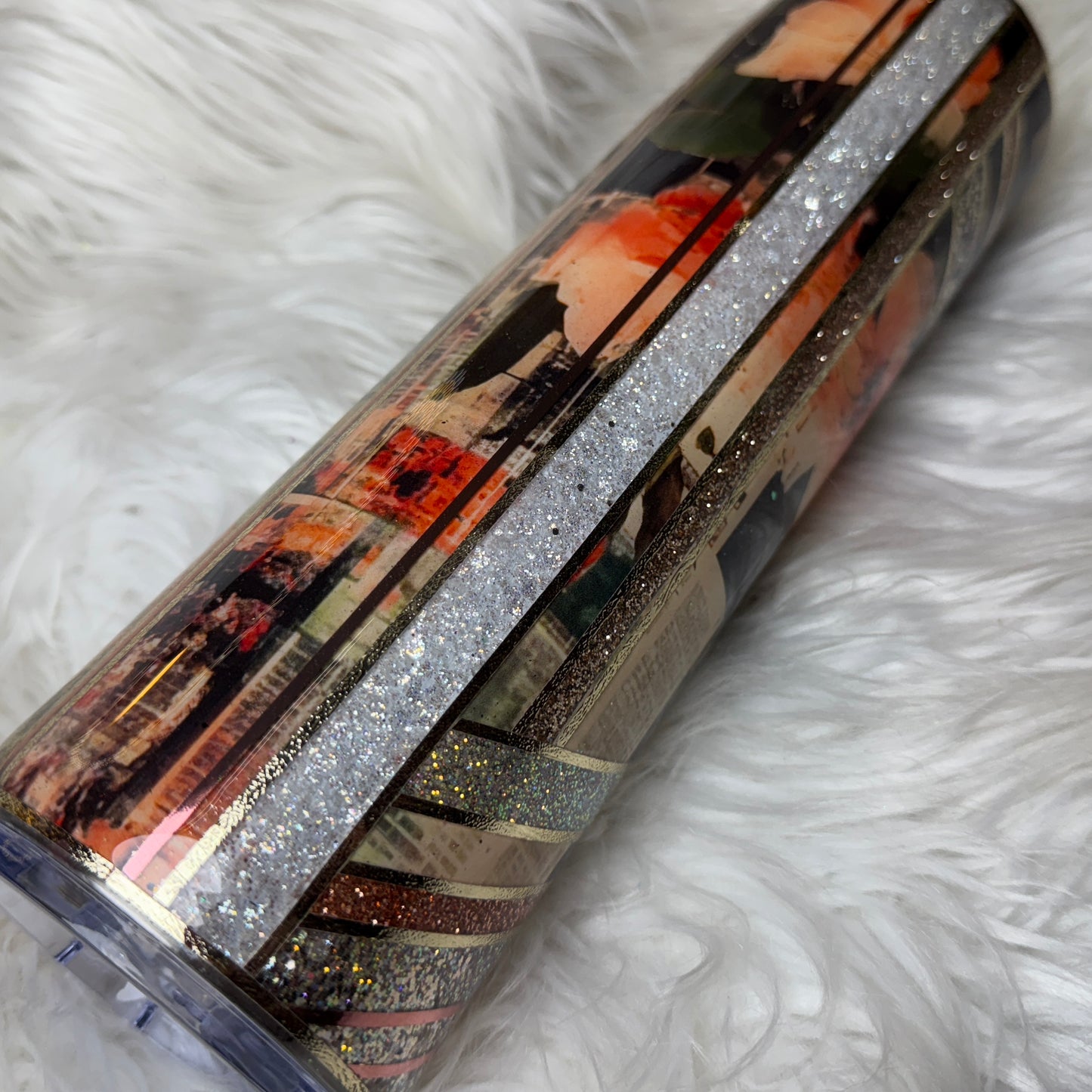 #19 {RTS} Coral Floral Tumbler - 32 Plump