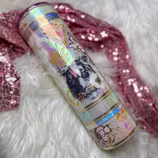 #21 {RTS} Opal Big Flake Tumbler - 32 Plump