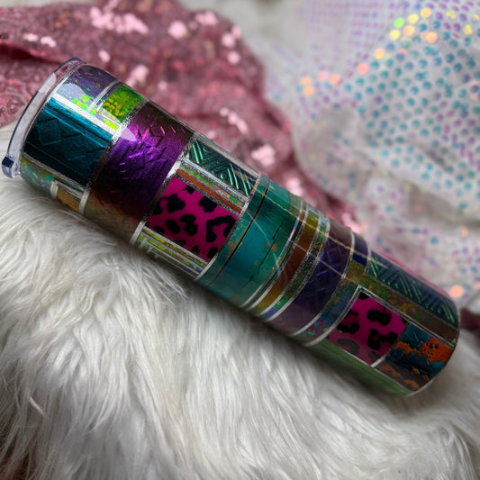 #33 {RTS} Mixed Media Hypershift Tumbler - 32 Plump