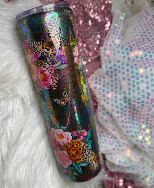 #39 {RTS} Flakes & Leopard Floral  - 32 Plump