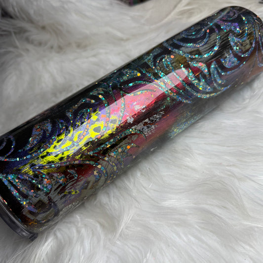 #46 {RTS} Grunge Tooled Leather - 32 Plump