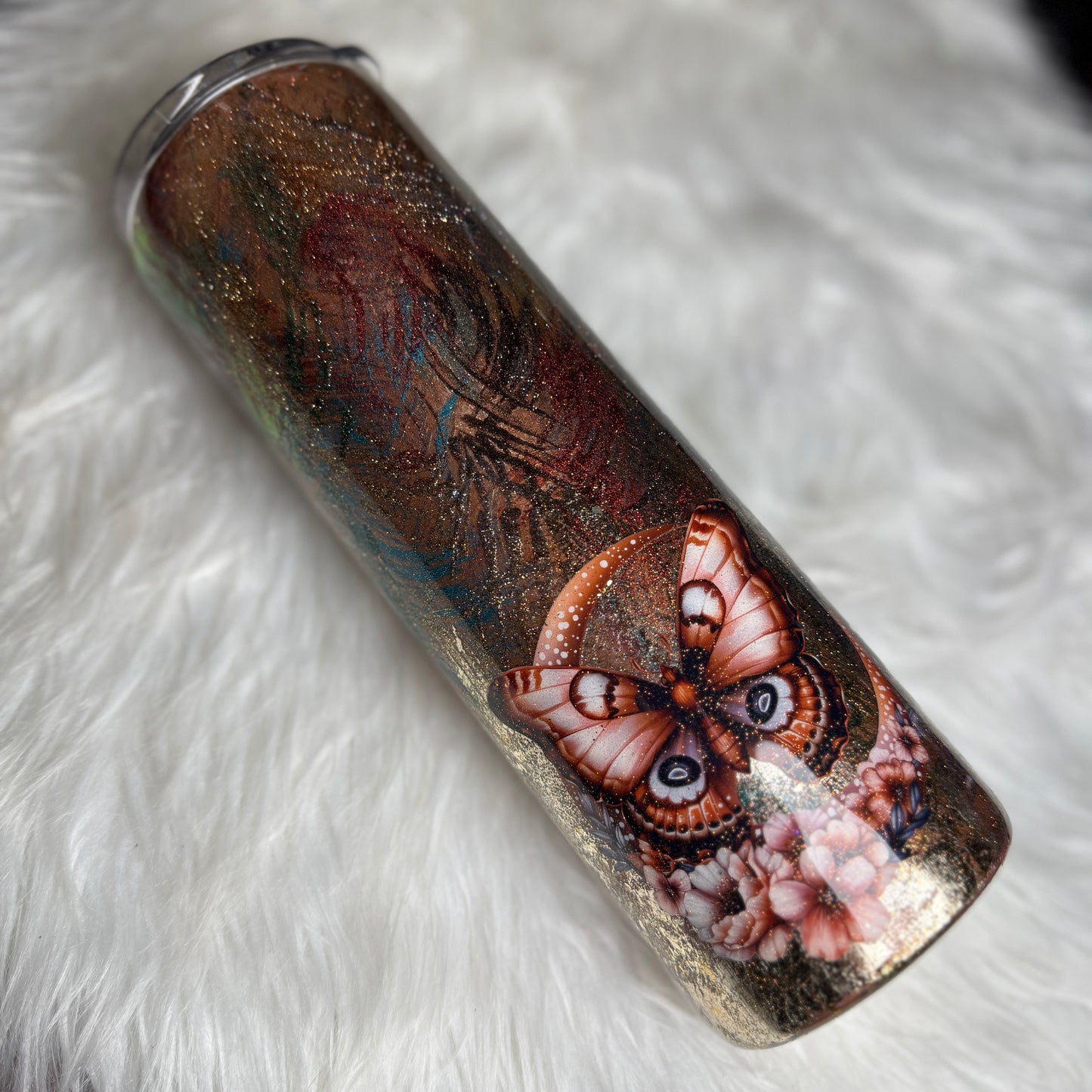 #56 {RTS} Moth Tumbler - 30oz