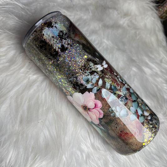 #58 {RTS} Embossed Antique Tumbler - 24oz Plump