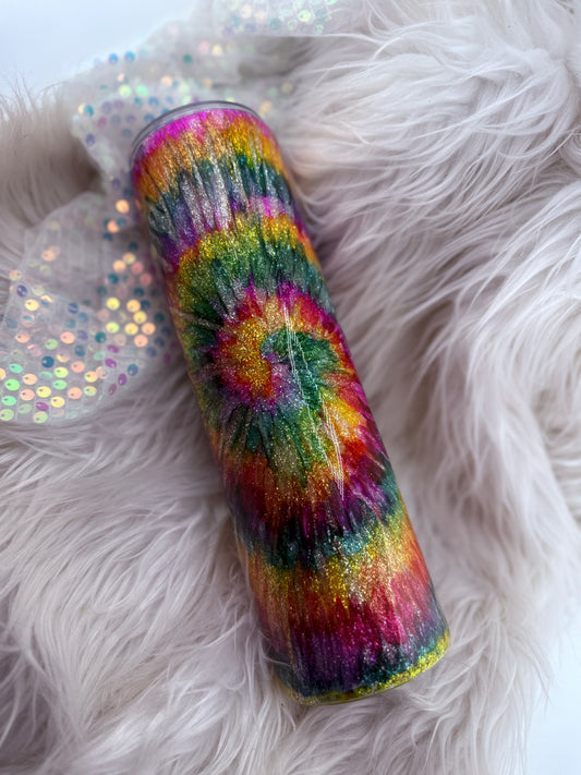 #61 {RTS} Tie Dye Tumbler - 32oz Plump