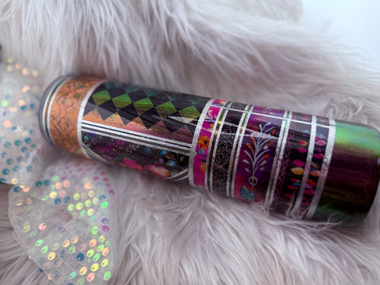 #62 {RTS} Argyle MIM Magenta Chrome - 32oz Plump