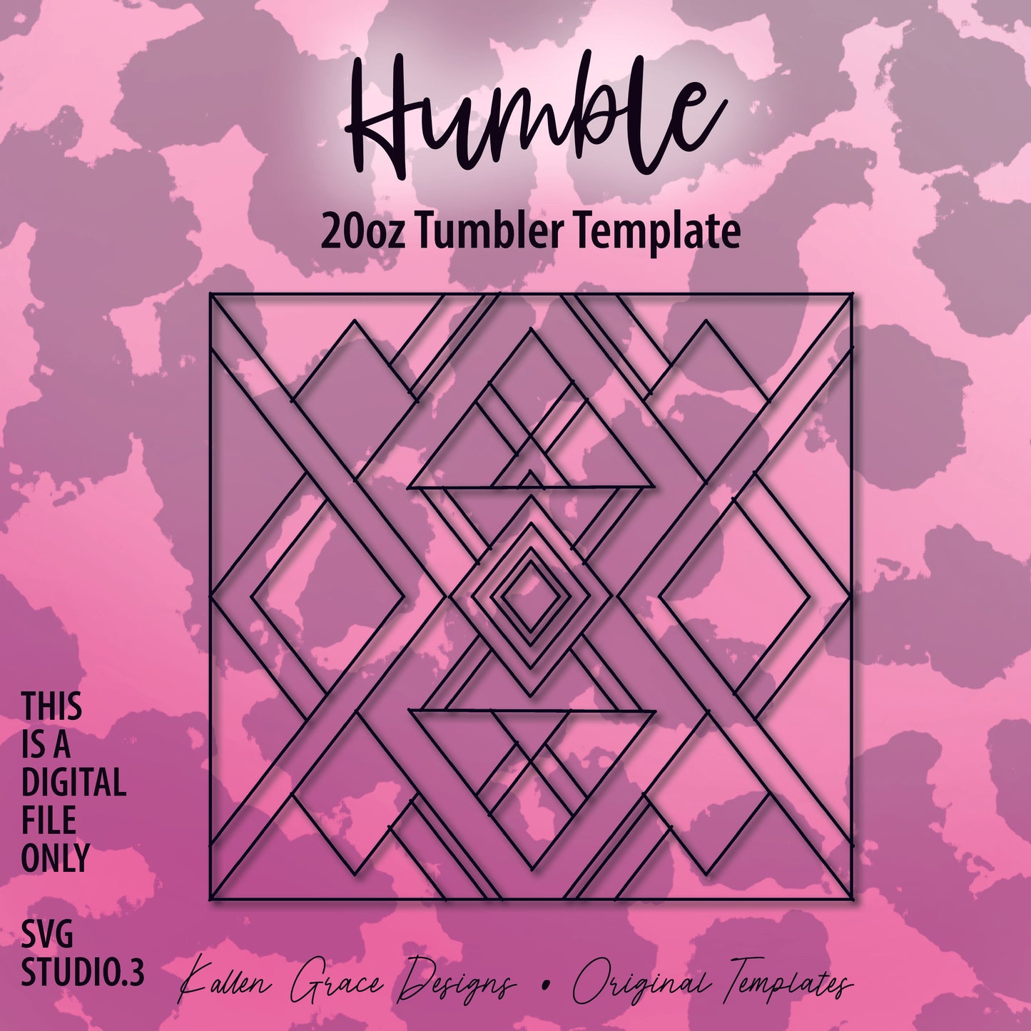 20oz Humble Tumbler Template