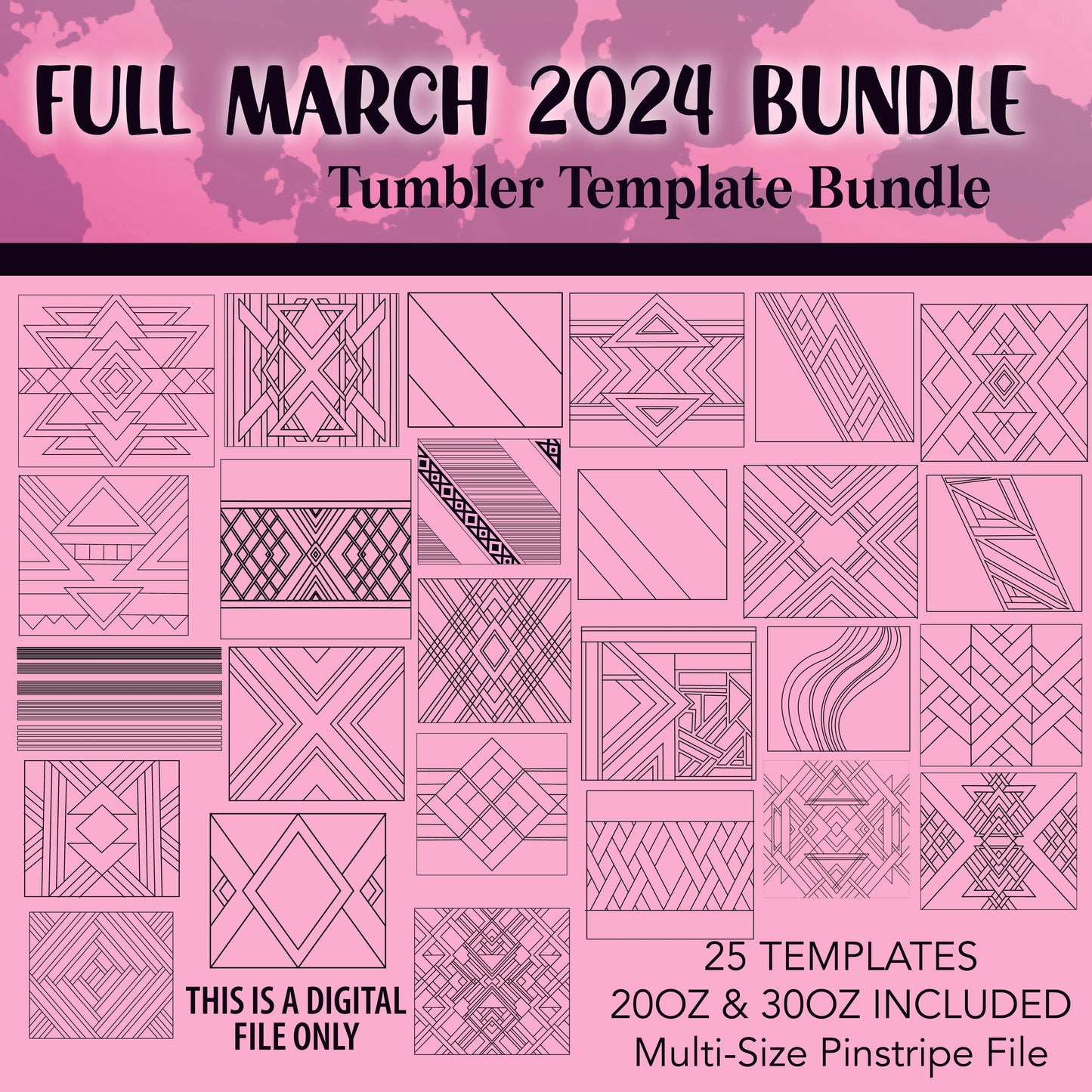 March 2024 Template Bundle FULL DROP {$338 Value!!}