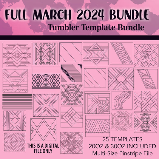 March 2024 Template Bundle FULL DROP  {$338 Value!!}