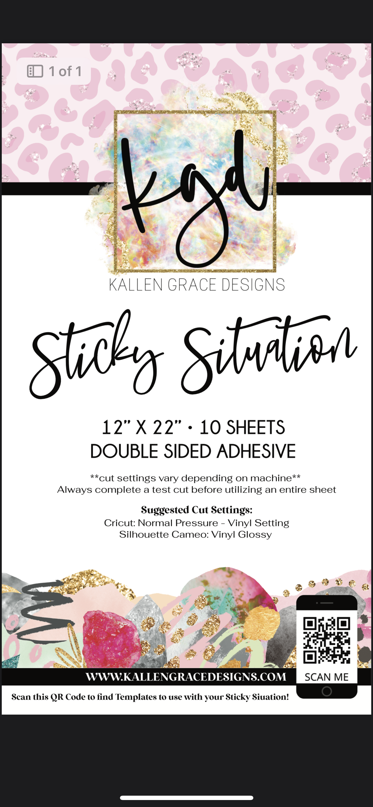 KGD STICKY SITUATION