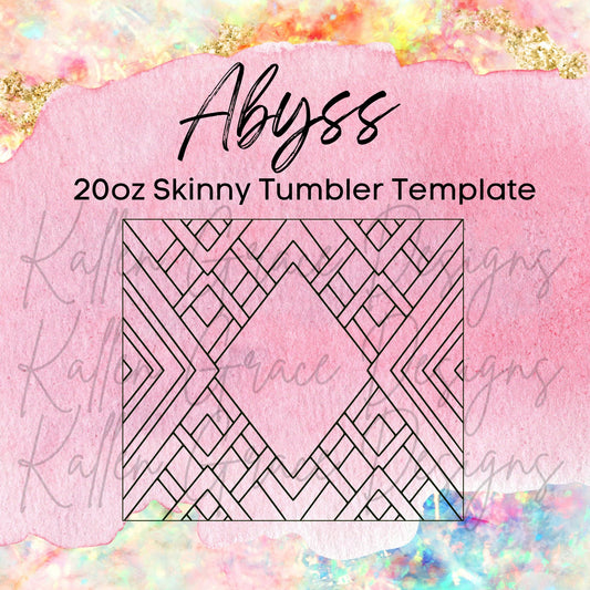 20oz Skinny Abyss Template