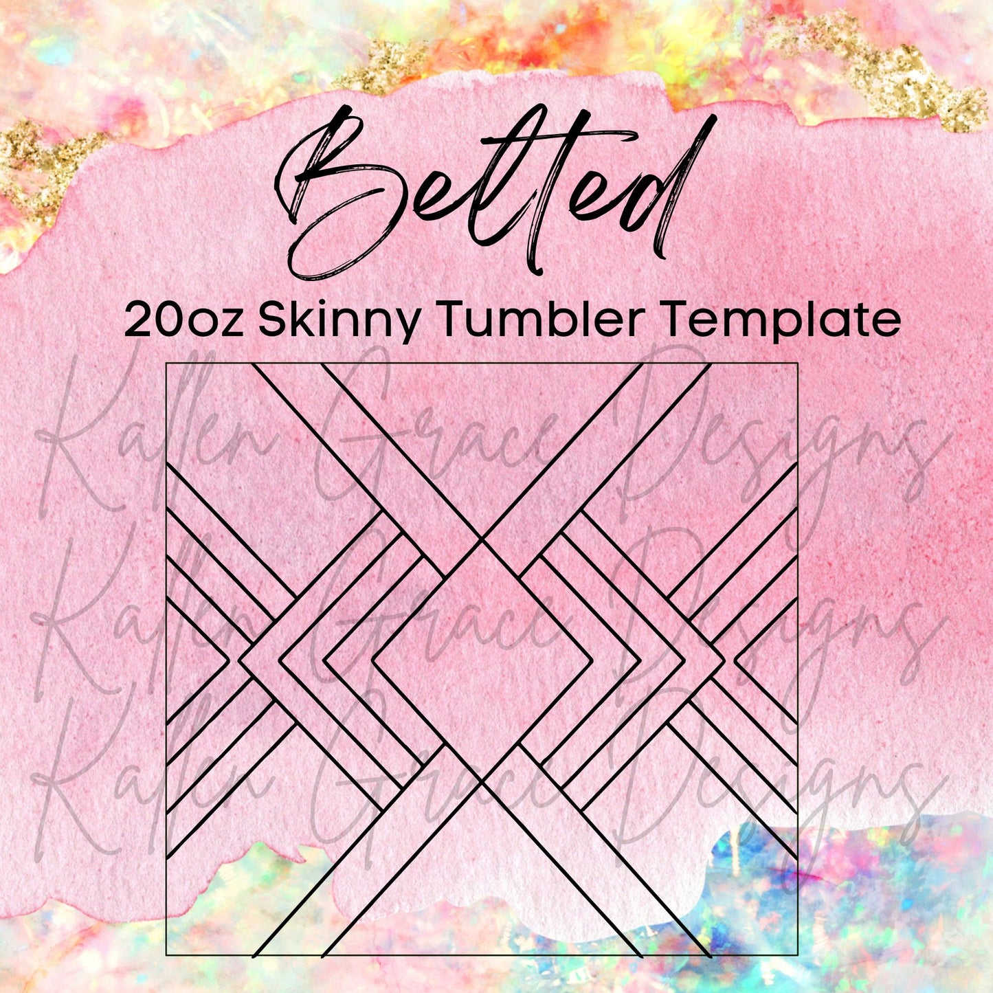 20oz Skinny Belted Template
