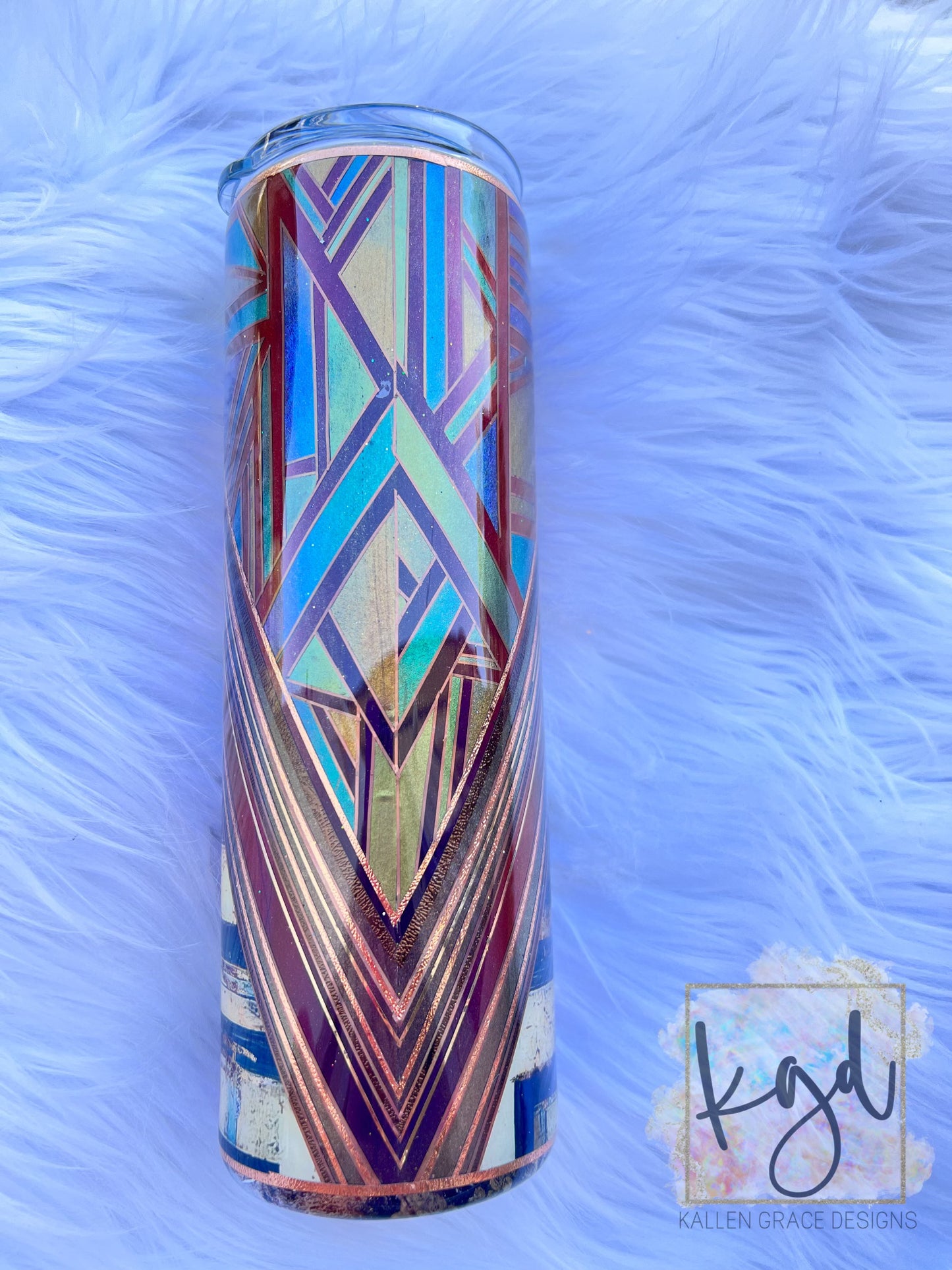 20oz Skinny GST Inspired / V Split Tumbler Template