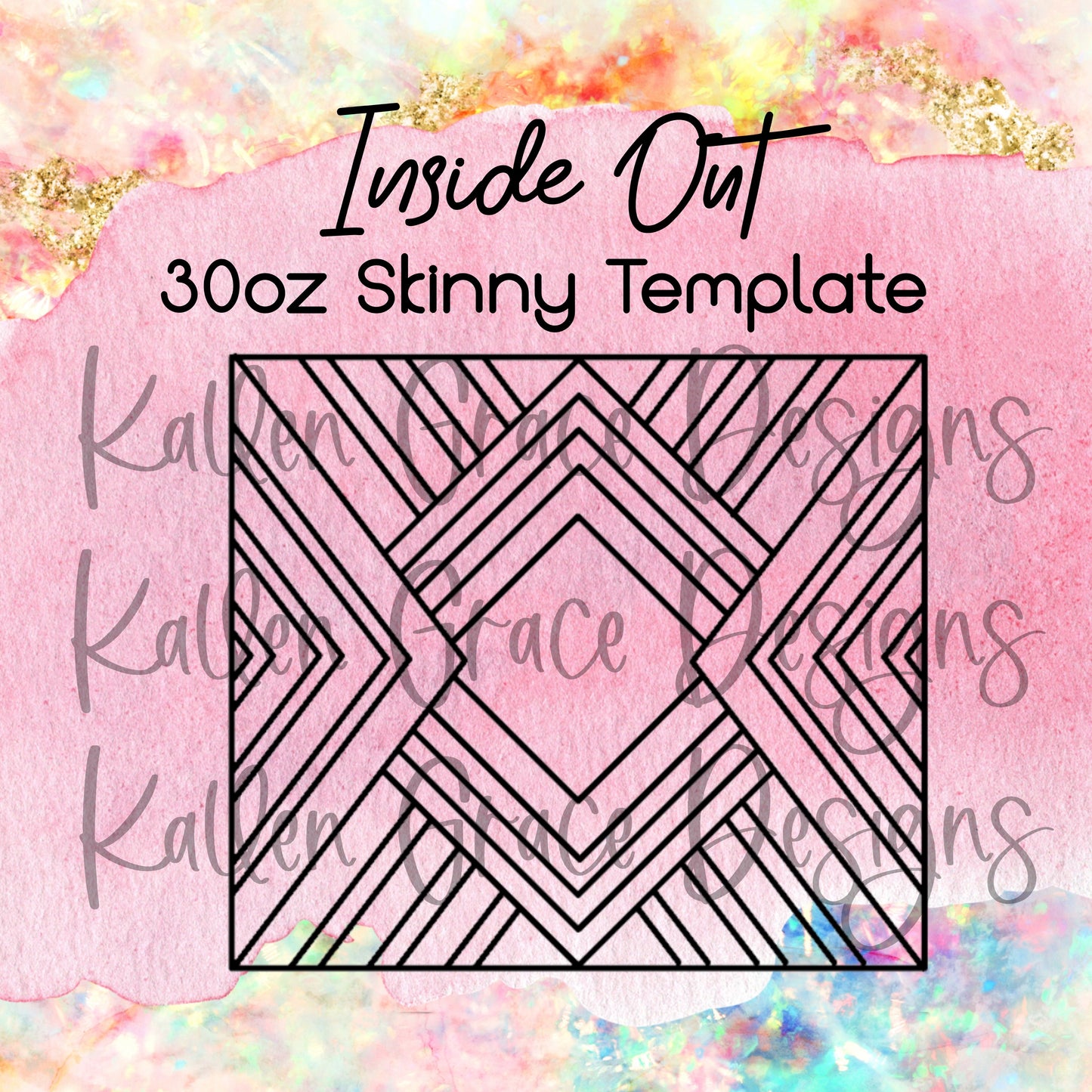 Inside Out 30oz Tumbler Template
