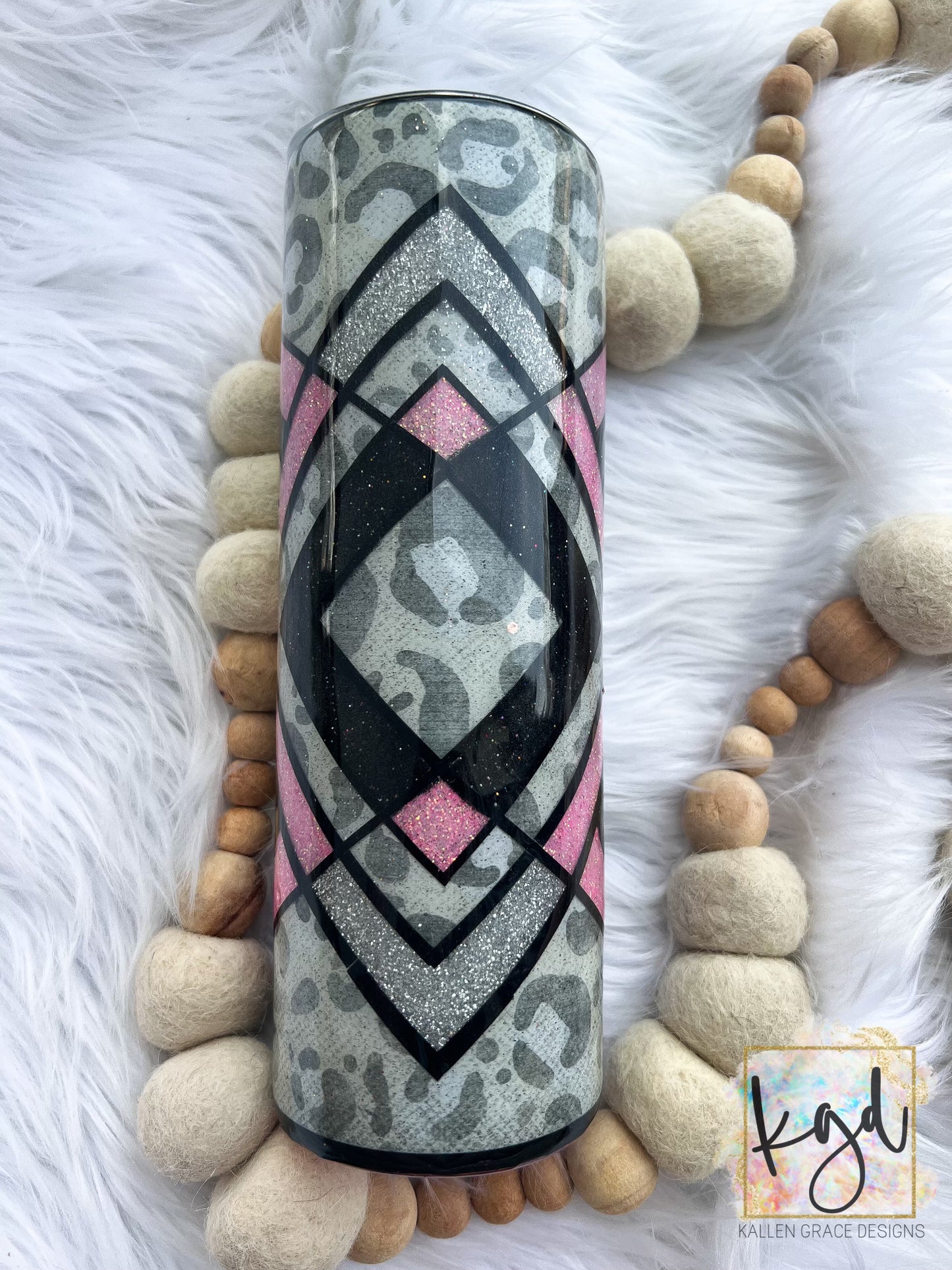 Bursting 30oz Skinny Tumbler Template