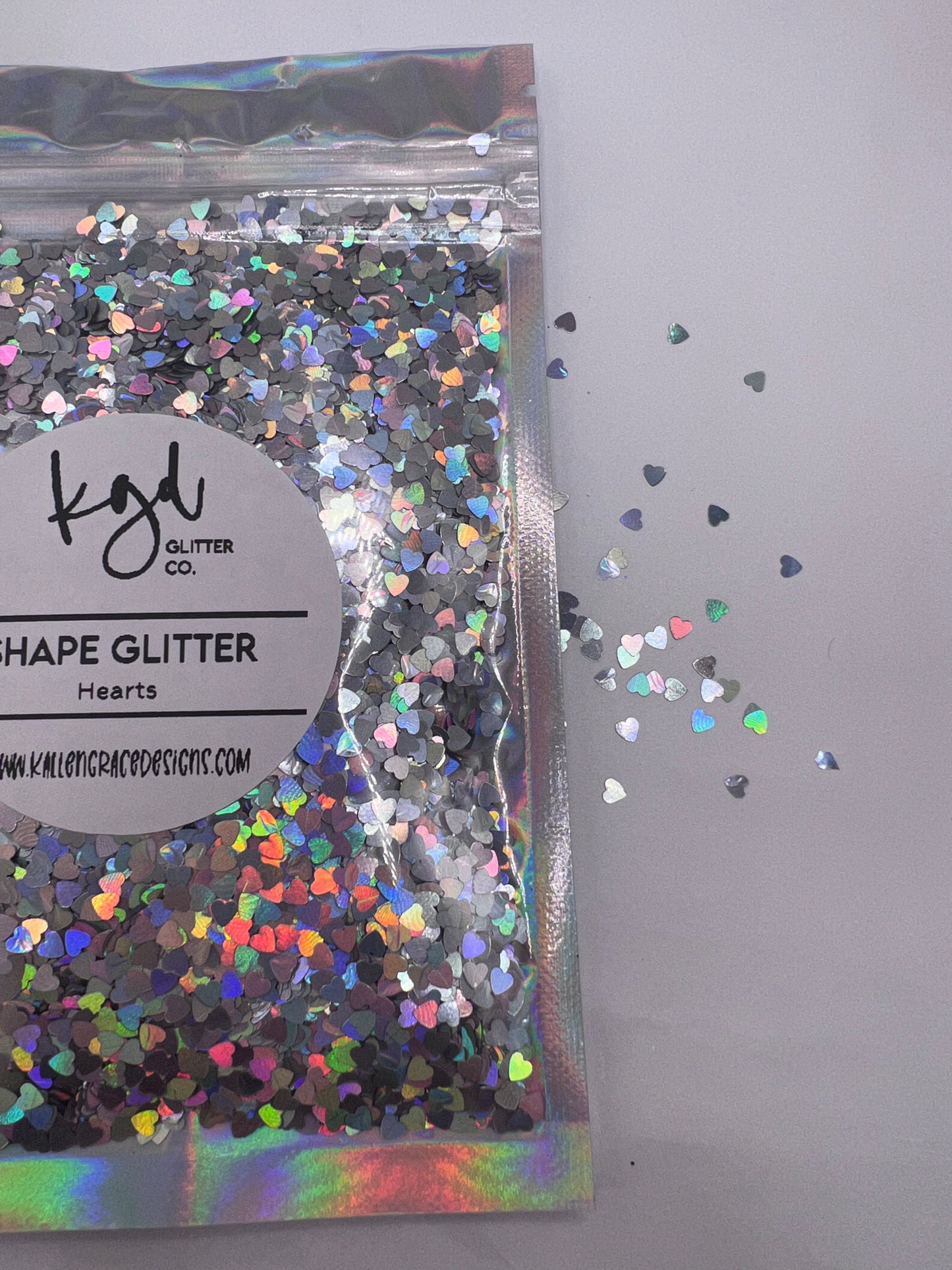 Shape Glitter - Hearts