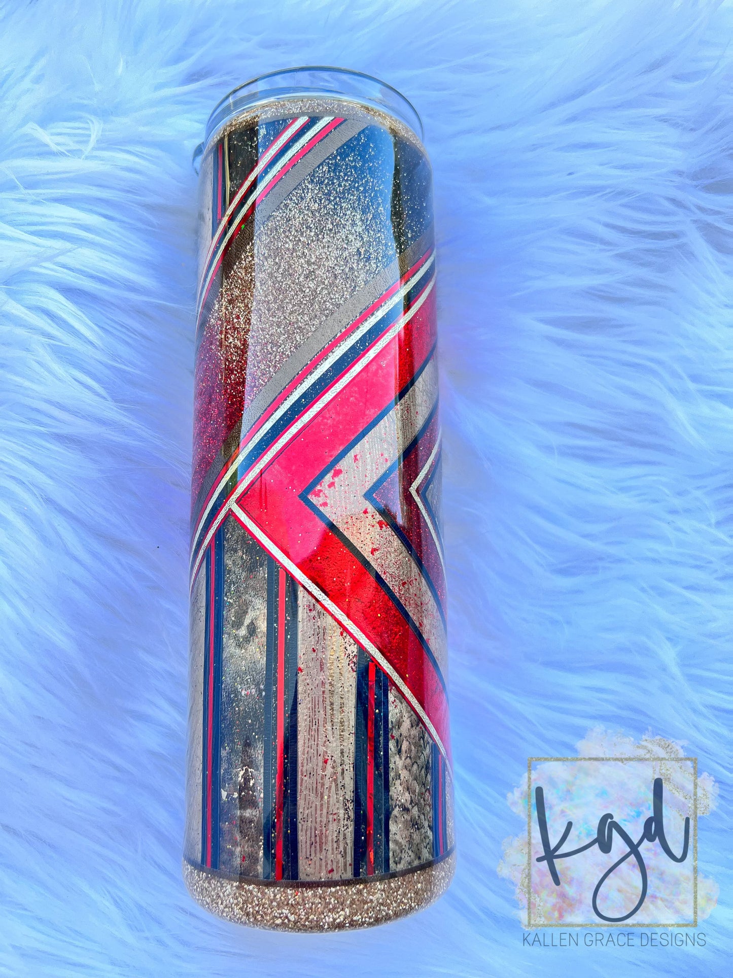 Jailhouse Diamond 30oz Skinny Tumbler Template