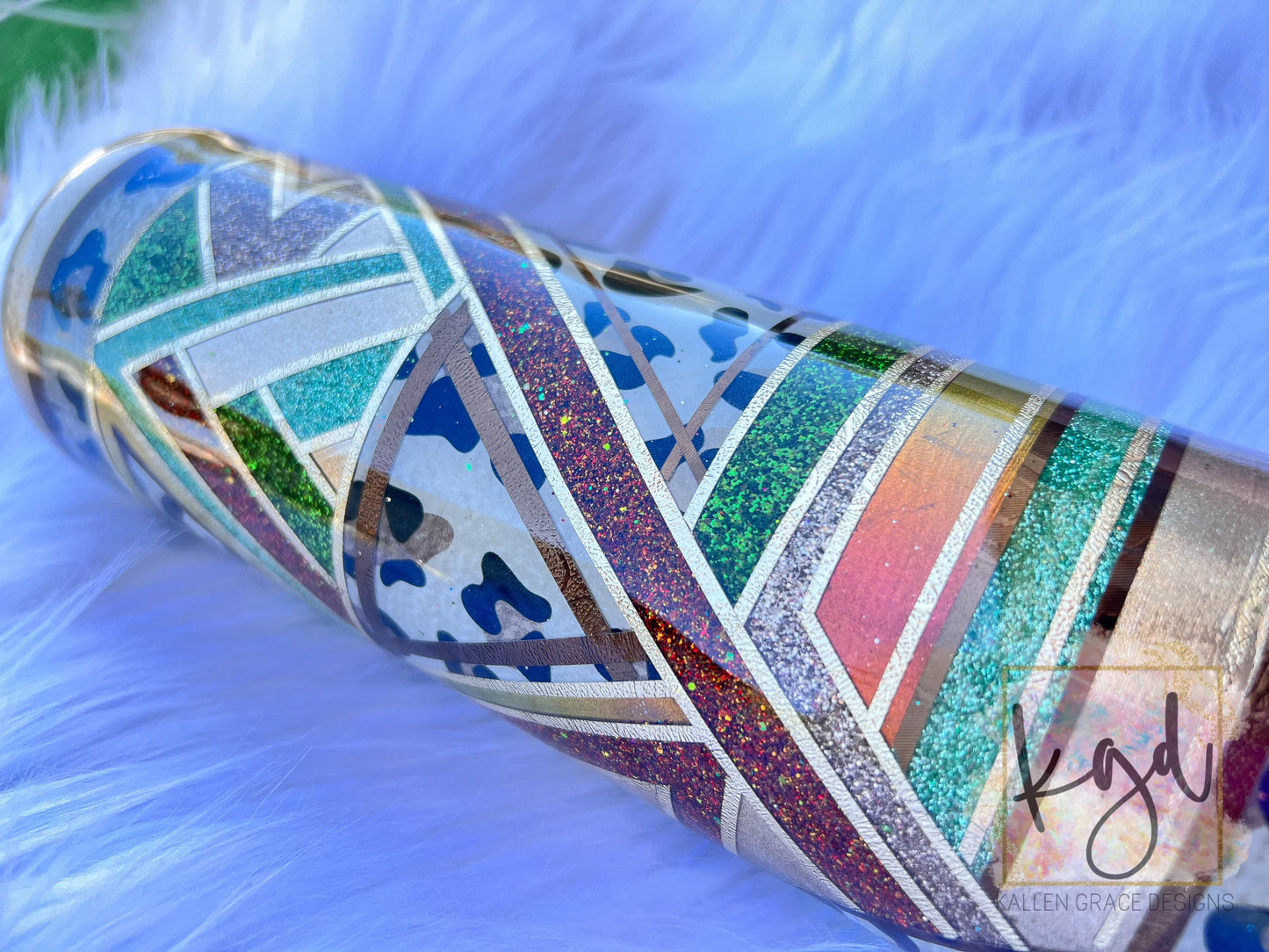 20oz Queen of Arrows Tumbler Template